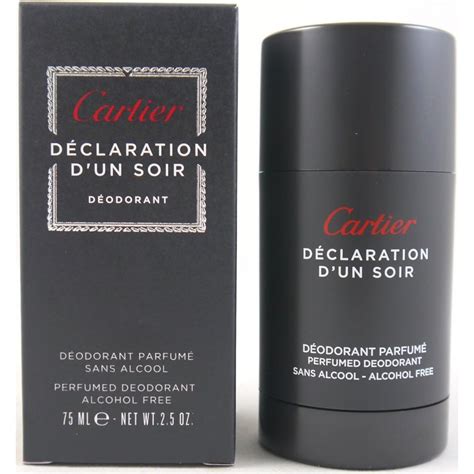 cartier declaration du soir cologne|cartier declaration deodorant 75ml.